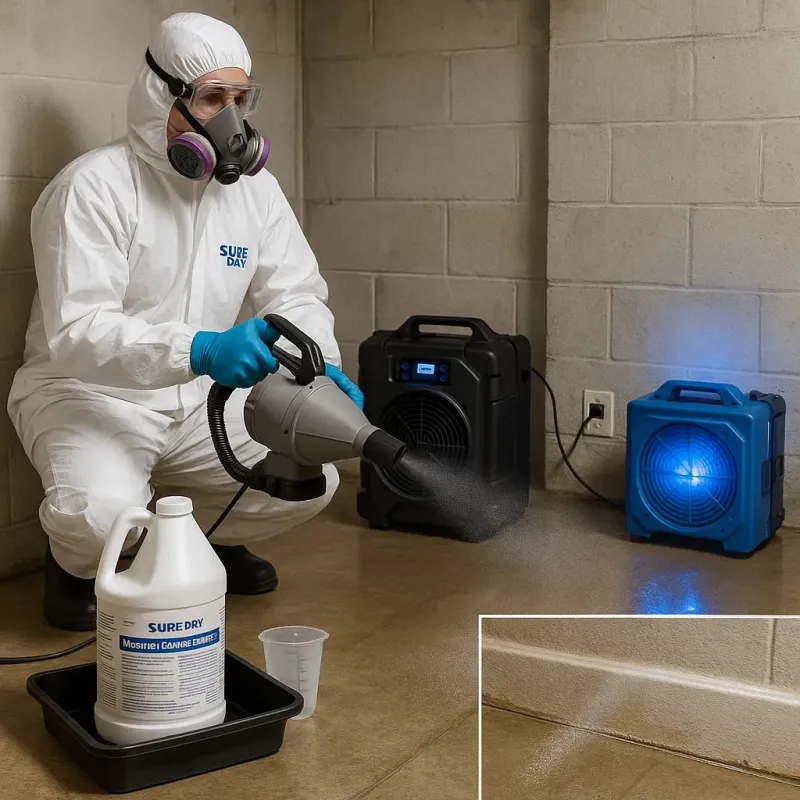 Sanitization and Odor Removal process in Oak Park, IN