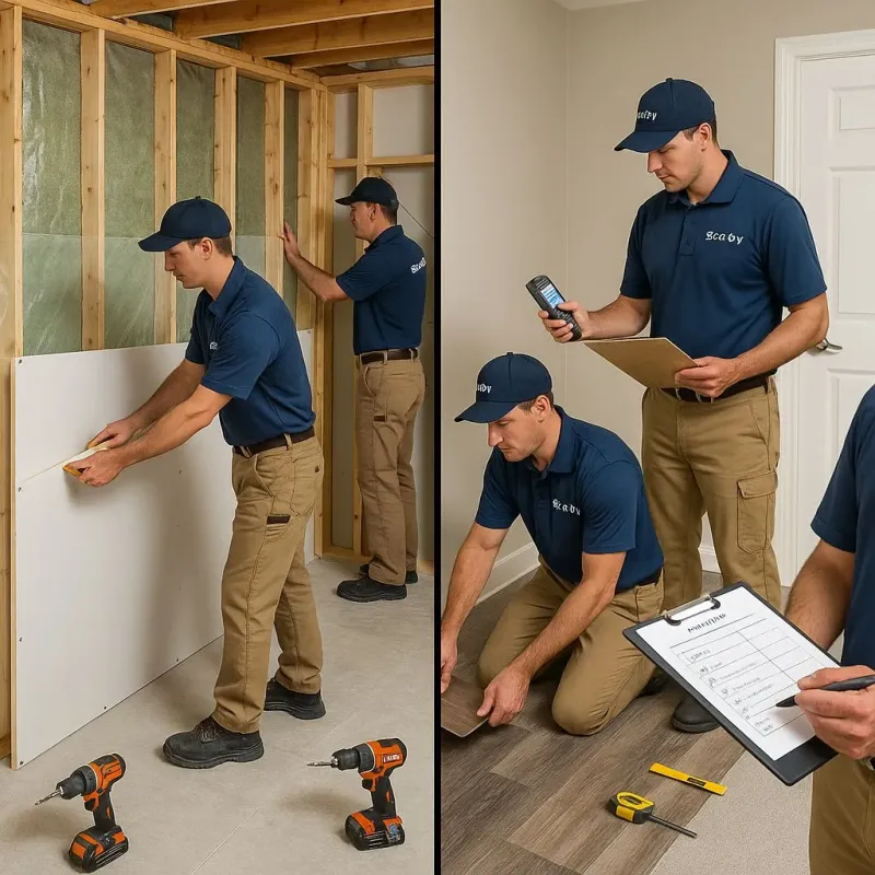 Repairs and Reconstruction process in Oak Park, IN
